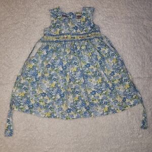 BLUEBERI BOULEVARD * Beautiful Girls Floral Dress * Size 6 * Vintage *